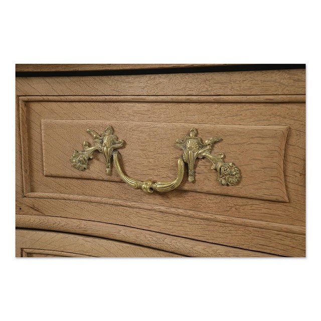 Louis XV Chest of Drawers with 3 Raw Wooden Drawers For Sale - Image 5 of 7