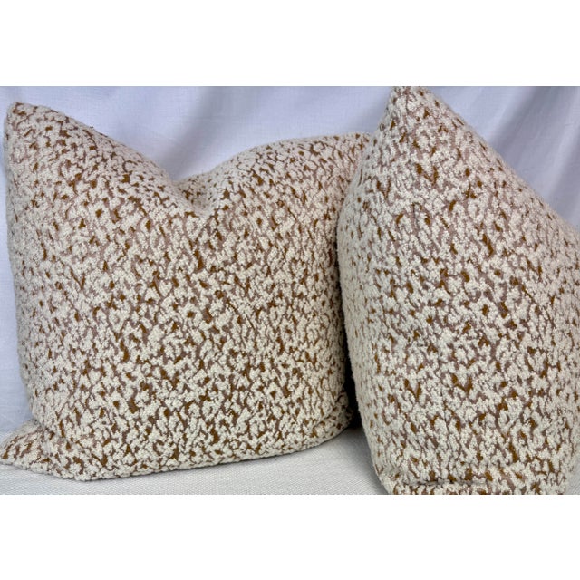 Transitional Metaphores "Feline" in Impala 22" Pillows-a Pair For Sale - Image 3 of 3