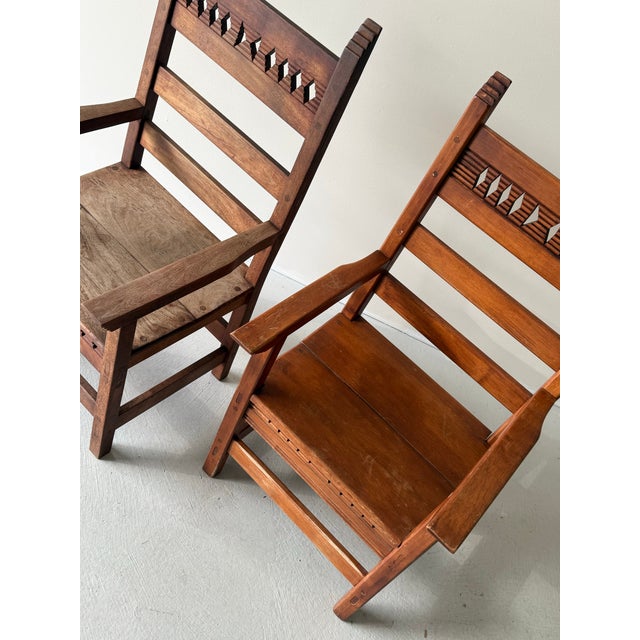 Sienna Vintage Set of Six Studio Craft Dining Chairs For Sale - Image 8 of 12