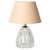 Murano Ribbed Glass and Brass Table Lamp with Pink Lampshade by Barovier, Italy, 1950s For Sale - Image 13 of 13