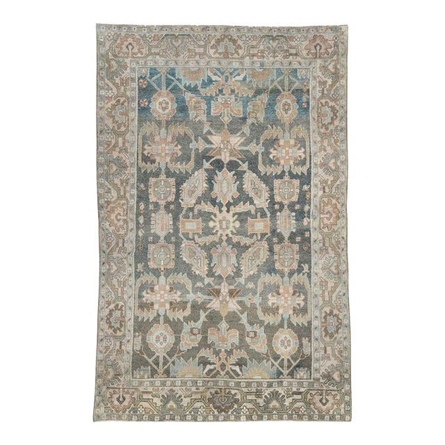 Galerie Shabab Collection Mid-20th Century Persian Malayer Accent Rug For Sale