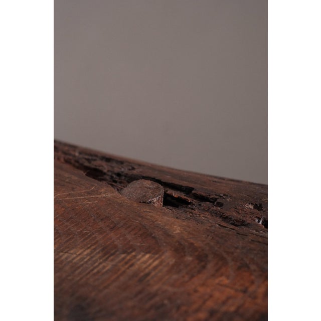 Organic Coffee Table in Wood For Sale - Image 4 of 8