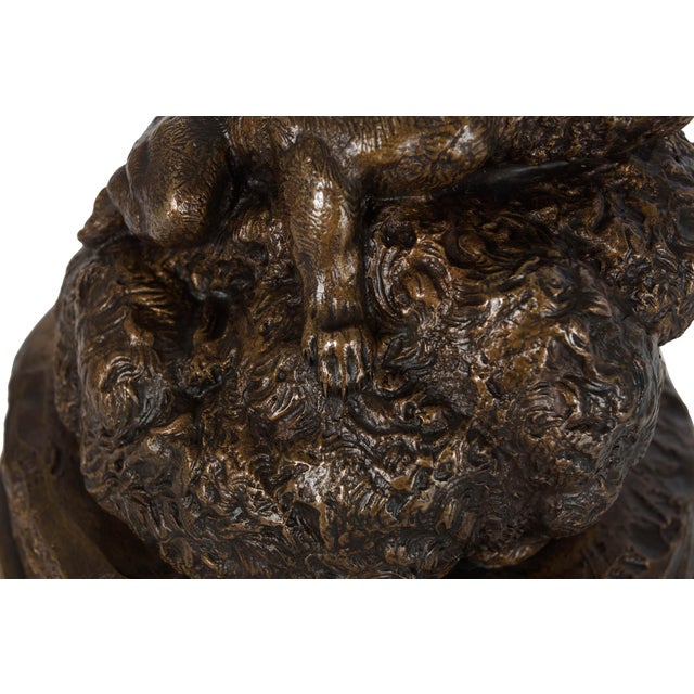 French Antique Bronze Sculpture “Family of Bears” by Delabrierre For Sale - Image 14 of 18
