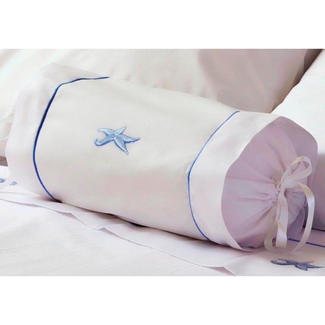 Our embroidered Charming Elephant Bolster Pillow is made by Zulu women in South Africa, using only the finest 100% cotton...