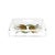 Leopard Seeing Double White Acrylic Rectangle Decorative Tray, Medium For Sale In Miami - Image 6 of 9
