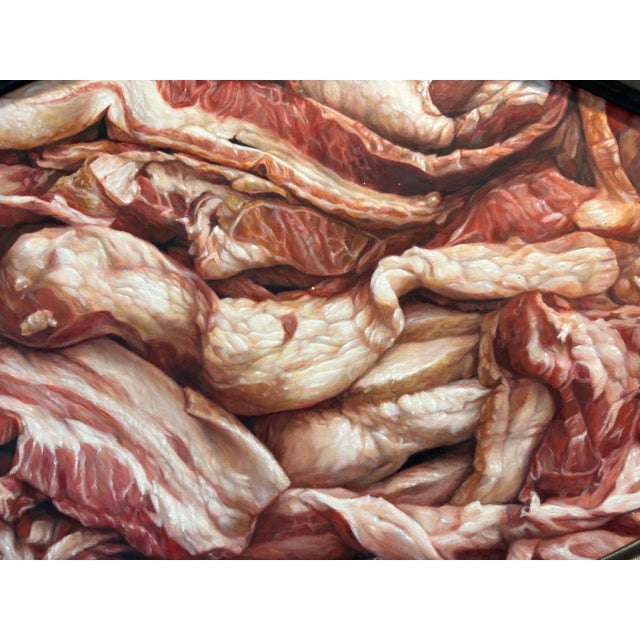 Contemporary "Grand Horizontal" Oil on Board by Victoria Reynolds, 24.5" W X 16.5" T For Sale - Image 3 of 5