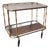 Faux Bamboo Serving Bar Cart attributed to Maison Jansen, France, 1960s For Sale
