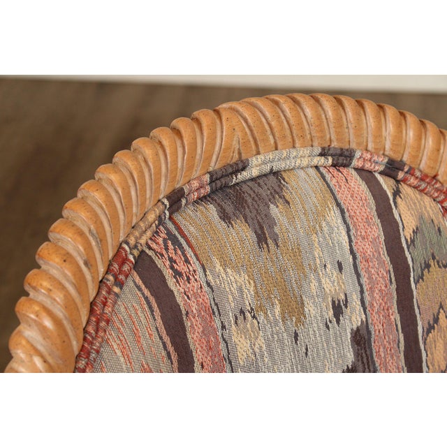 Italian Pair of Roped Carved Armchairs For Sale - Image 10 of 12