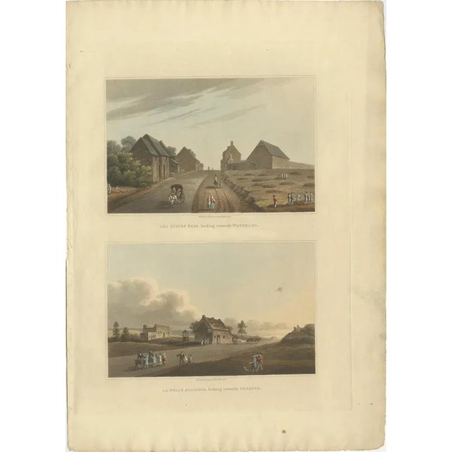 Paper Views of Les Quatre Bras and La Belle Alliance, 1815, Paper For Sale - Image 7 of 10