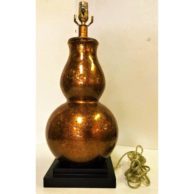 Glass Vintage Large Thomas O'Brien for Visual Comfort Double Gourd Glass Lamp For Sale - Image 7 of 7