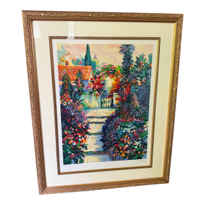 Alex Perez “Montmartre” Signed Hc 14/50 Limited Edition Serigraph With Coa