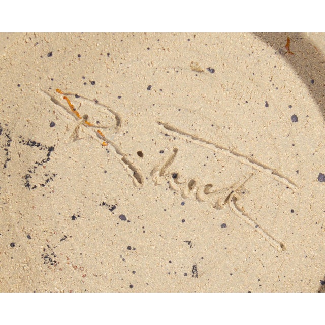 Ceramic Richard Tuck Signed Studio Pottery Vase For Sale - Image 7 of 8