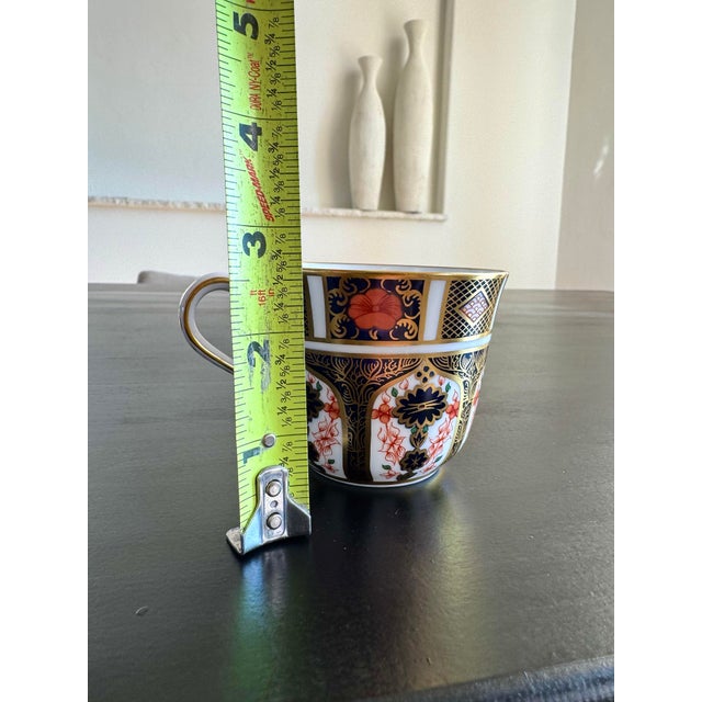 1968 Royal Crown Derby Old Imari Tea Trio ~ Pattern 1128 ~ XXXI - 3pcs For Sale In Dallas - Image 6 of 12