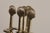 Hollywood-Regency Style Brass Fireplace Tool Set With Seashell Handles and Pan For Sale - Image 15 of 18
