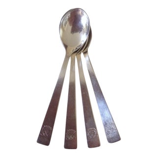 1964 Innsbruck Olympics Sterling Spoons, Set of 4 For Sale