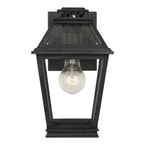 Chapman & Myers by Visual Comfort Studio Falmouth Extra Small Outdoor Wall Lantern, Slate Gray