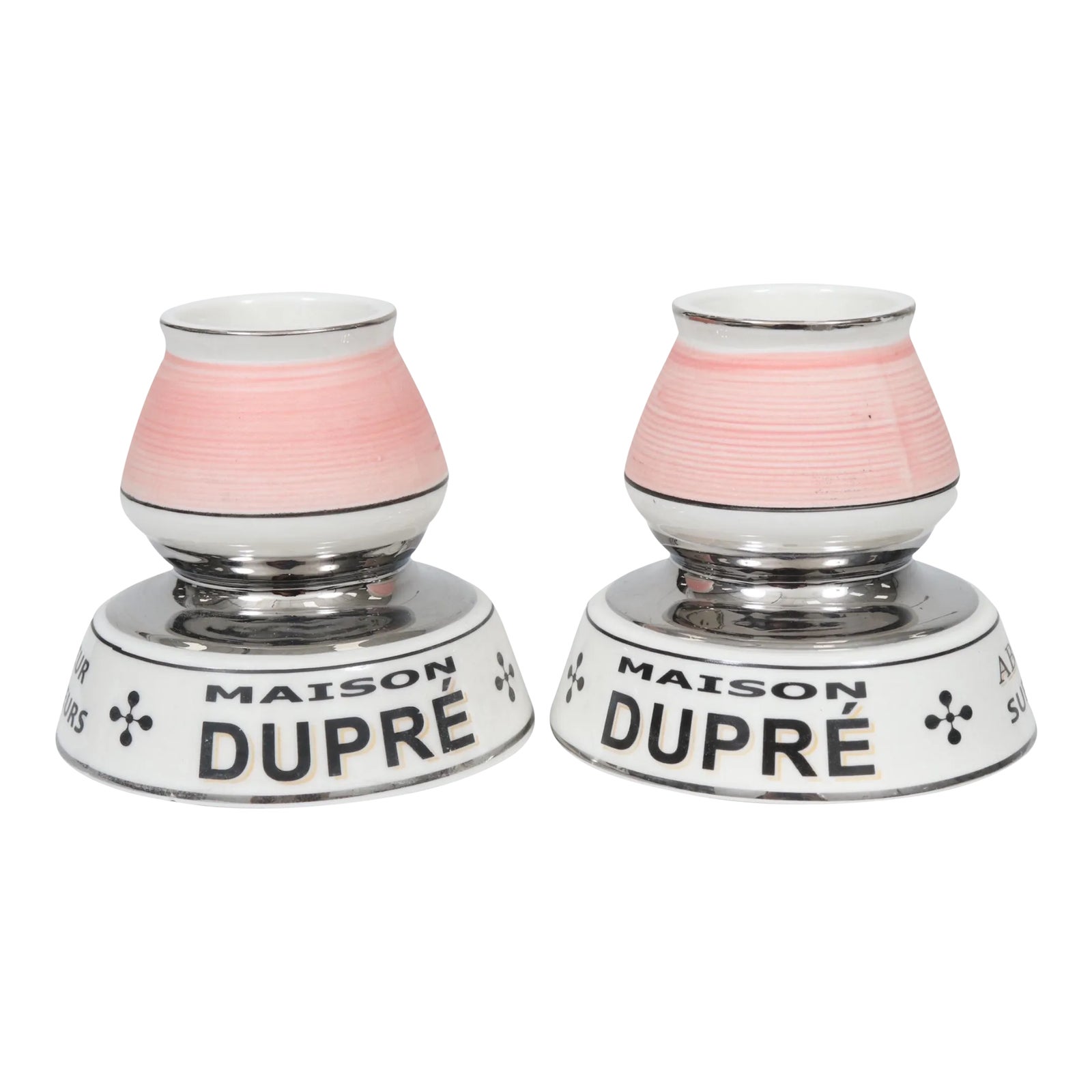 Maison Dupre Ceramic Match Strikers a Pair Chairish