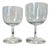 Water and Wine Glasses from Baccarat, 1890s, Set of 2 For Sale