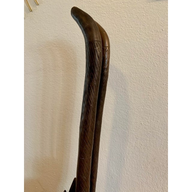 Black 1960s Gazelle Sculpture by Austin Production For Sale - Image 8 of 12