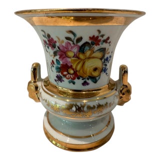Le Tallec Paris Hand Painted Porcelain Cachepot For Sale