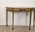 Neoclassical George III Style English Painted Demilune Console, Circa 1920 For Sale - Image 3 of 13
