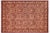 Red Floral 1990's Pak-Persian Red/Red Wool Rug - 9'1'' X 12'3'' For Sale - Image 8 of 9