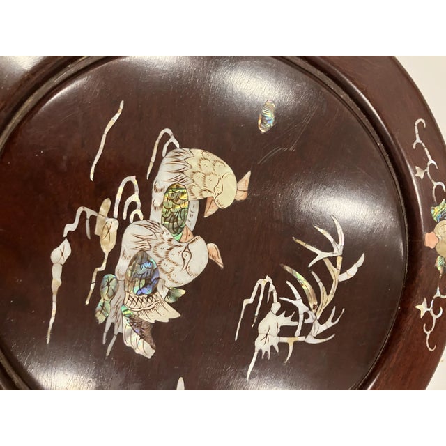 1970s Chinese Table With Inlay For Sale - Image 4 of 6