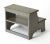 Transitional Melrose Step Stool, Gray For Sale - Image 3 of 5