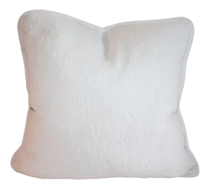 Double Sided Coverlet Pillow W/Thick Binding