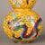 Yellow Vintage Chinese Yellow Cloisonné Dragon & Phoenix Double-Gourd Vase - 1300g For Sale - Image 8 of 10
