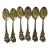 Vintage Sterling Silver Demitasse Spoons Set of 6 For Sale