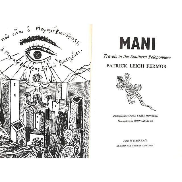 LEIGH FERMOR, Patrick [320] pp. John Murray 1958 Second Printing 8 3/4" x 5 3/4" Wrapper designed by John Craxton "His...