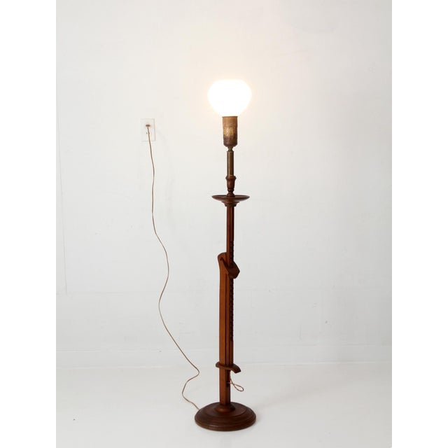 Antique Arts & Crafts Adjustable Floor Lamp For Sale - Image 9 of 18