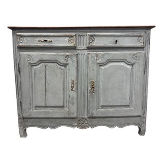 Late 19th Century Painted French Walnut Sideboard For Sale