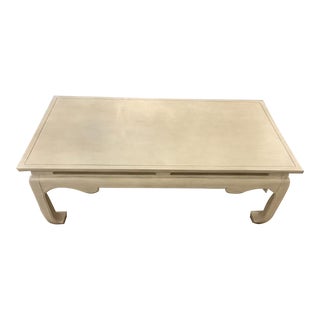 Theodore Alexander Cocktail Table With Ming Style Legs For Sale