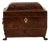 Regency Burl Yew Tea Caddy (C. 1820) For Sale