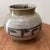 Vintage Stoneware Studio Pottery Vase Tan/Brown Speckled Glaze Moriage Style Signed For Sale - Image 4 of 12