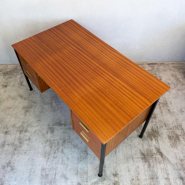 Teak Executive Desk from Abbess Linear, 1965 For Sale - Image 10 of 13