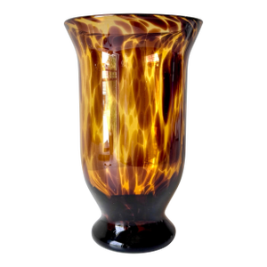 Blown Tortoiseshell Glass Vase