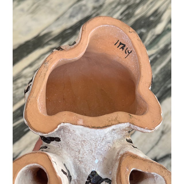 Ceramic Vintage Made in Italy Terra Cotta Tiger Cub For Sale - Image 7 of 13