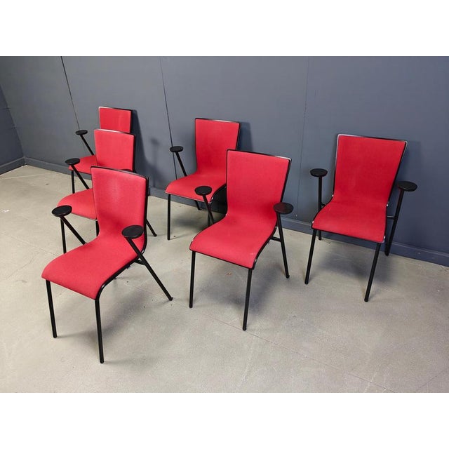 Vintage Occhio Chairs by Roel Vandebeek for Drisag, 2000s, Set of 6 For Sale - Image 10 of 17