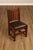 Mission L&JG Stickley Antique Set Of Six U-Back Oak Dining Chairs Model #820 For Sale - Image 3 of 18
