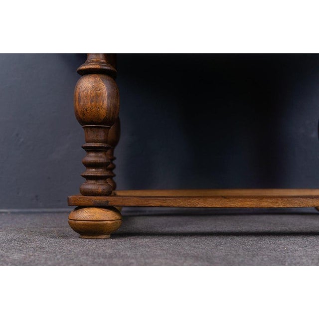 Baroque Oak Dining Table For Sale - Image 4 of 10