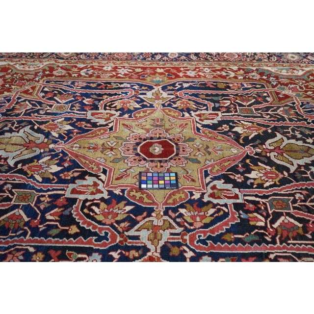 Antique Serapi Rug 8'7'' x 12'4''.