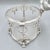 Silver Antique Edwardian English Biscuit Barrel with Silver Plated and Cut Glass Liner, England, 1900 For Sale - Image 8 of 18