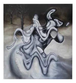 Stefano Mazzolini, Picnic, 2004, Oil on Canvas