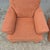 Vintage Square Back Rust Orange Upholstered Skirted Roll Arm Lounge Chairs - A Pair For Sale In Washington DC - Image 6 of 17