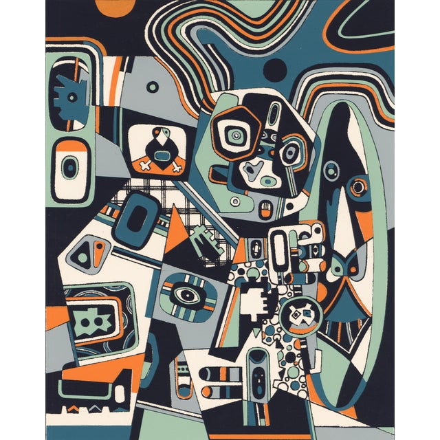 Original silkscreen print by Steve Wheeler from the limited edition of 513 monograph "Hello Steve" published in 1947. Each...