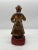Antique Chinese Carved Gilt Wood & Polychrome Decorated Figure For Sale In Boston - Image 6 of 9