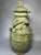 Chinese Chinese Celadon Dragon Relief Lidded Vase, Collectible Decorative Vessel For Sale - Image 3 of 7